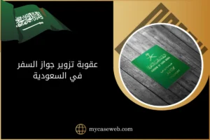 عقوبة تزوير جواز السفر في السعودية