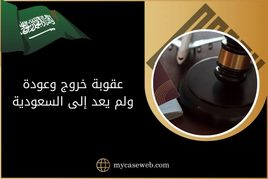 عقوبة خروج وعودة ولم يعد