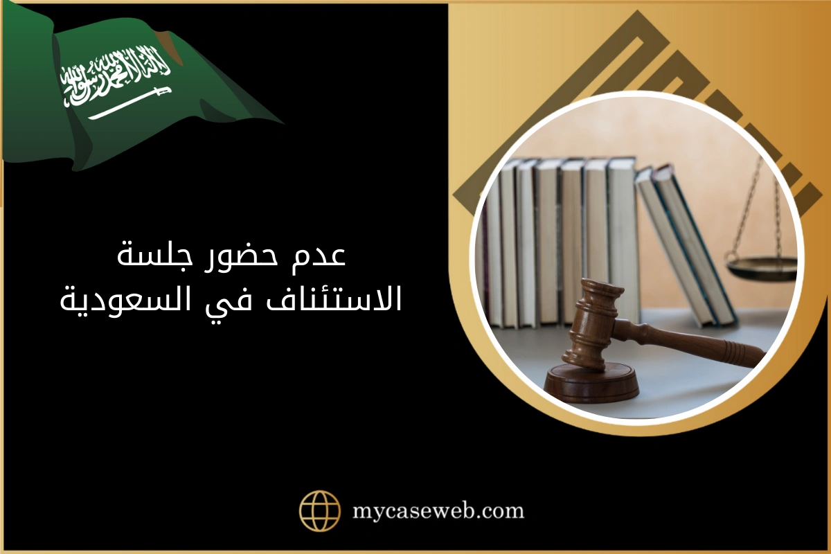 عدم حضور جلسة الاستئناف في السعودية 1 عدم حضور جلسة الاستئناف في السعودية